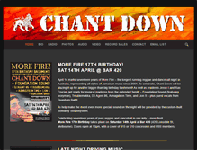 Tablet Screenshot of chantdown.com
